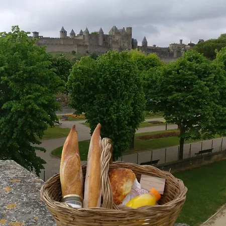 Nyaraló La Maison Rue Nadaud, Au Pied Des Remparts Carcassone